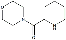 4-(piperidin-2-ylcarbonyl)morpholine Struktur