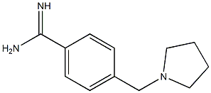 4-(pyrrolidin-1-ylmethyl)benzenecarboximidamide Struktur