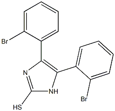 4,5-bis(2-bromophenyl)-1H-imidazole-2-thiol Struktur