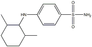 4-[(2,6-dimethylcyclohexyl)amino]benzene-1-sulfonamide Struktur