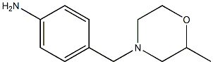 4-[(2-methylmorpholin-4-yl)methyl]aniline Struktur