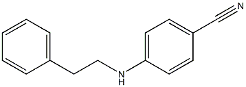 4-[(2-phenylethyl)amino]benzonitrile Struktur