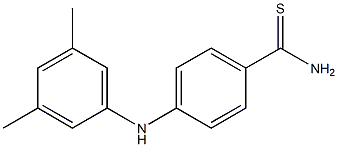 4-[(3,5-dimethylphenyl)amino]benzene-1-carbothioamide Struktur