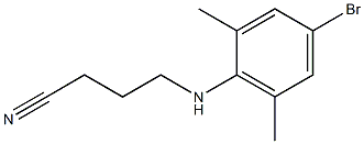 4-[(4-bromo-2,6-dimethylphenyl)amino]butanenitrile Struktur