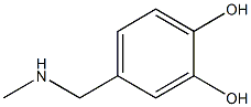 4-[(methylamino)methyl]benzene-1,2-diol Struktur