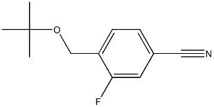 4-[(tert-butoxy)methyl]-3-fluorobenzonitrile Struktur