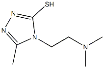 4-[2-(dimethylamino)ethyl]-5-methyl-4H-1,2,4-triazole-3-thiol Struktur