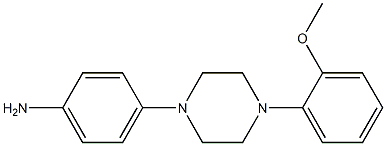 4-[4-(2-methoxyphenyl)piperazin-1-yl]aniline Struktur