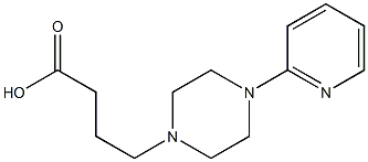 4-[4-(pyridin-2-yl)piperazin-1-yl]butanoic acid Struktur