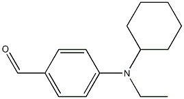 4-[cyclohexyl(ethyl)amino]benzaldehyde Struktur