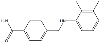 4-{[(2,3-dimethylphenyl)amino]methyl}benzamide Struktur