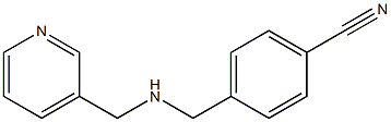 4-{[(pyridin-3-ylmethyl)amino]methyl}benzonitrile Struktur