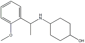 4-{[1-(2-methoxyphenyl)ethyl]amino}cyclohexan-1-ol Struktur