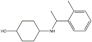 4-{[1-(2-methylphenyl)ethyl]amino}cyclohexan-1-ol Struktur