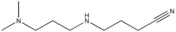 4-{[3-(dimethylamino)propyl]amino}butanenitrile Struktur