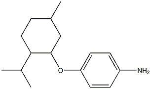 4-{[5-methyl-2-(propan-2-yl)cyclohexyl]oxy}aniline Struktur