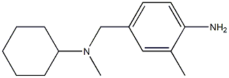 4-{[cyclohexyl(methyl)amino]methyl}-2-methylaniline Struktur