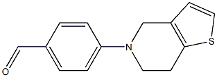 4-{4H,5H,6H,7H-thieno[3,2-c]pyridin-5-yl}benzaldehyde Struktur