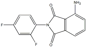 4-amino-2-(2,4-difluorophenyl)-2,3-dihydro-1H-isoindole-1,3-dione Struktur