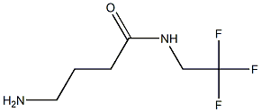 4-amino-N-(2,2,2-trifluoroethyl)butanamide Struktur