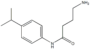 4-amino-N-(4-isopropylphenyl)butanamide Struktur