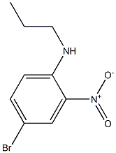 4-bromo-2-nitro-N-propylaniline Struktur