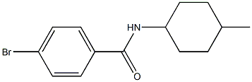 4-bromo-N-(4-methylcyclohexyl)benzamide Struktur