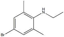 4-bromo-N-ethyl-2,6-dimethylaniline Struktur