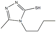 4-butyl-5-methyl-4H-1,2,4-triazole-3-thiol Struktur