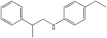 4-ethyl-N-(2-phenylpropyl)aniline Struktur