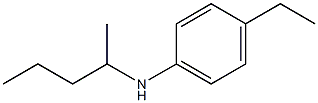 4-ethyl-N-(pentan-2-yl)aniline Struktur