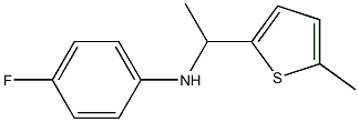 4-fluoro-N-[1-(5-methylthiophen-2-yl)ethyl]aniline Struktur