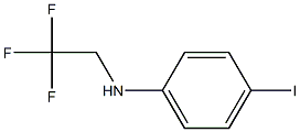 4-iodo-N-(2,2,2-trifluoroethyl)aniline Struktur