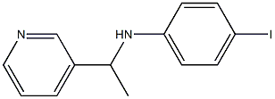 4-iodo-N-[1-(pyridin-3-yl)ethyl]aniline Struktur