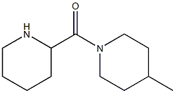 4-methyl-1-(piperidin-2-ylcarbonyl)piperidine Struktur