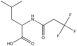 4-methyl-2-[(3,3,3-trifluoropropanoyl)amino]pentanoic acid Struktur