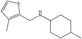 4-methyl-N-[(3-methylthiophen-2-yl)methyl]cyclohexan-1-amine Struktur