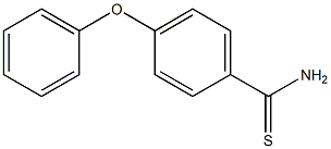 4-phenoxybenzene-1-carbothioamide Struktur