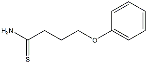 4-phenoxybutanethioamide Struktur