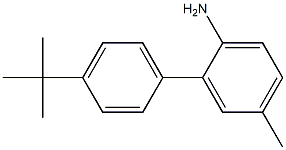 4'-tert-butyl-5-methyl-1,1'-biphenyl-2-amine Struktur