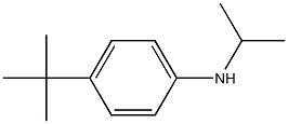 4-tert-butyl-N-(propan-2-yl)aniline Struktur