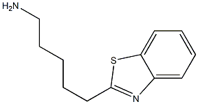 5-(1,3-benzothiazol-2-yl)pentan-1-amine Struktur