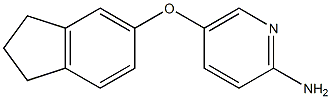 5-(2,3-dihydro-1H-inden-5-yloxy)pyridin-2-amine Struktur