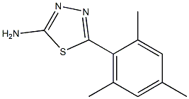 5-(2,4,6-trimethylphenyl)-1,3,4-thiadiazol-2-amine Struktur