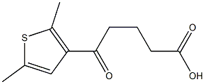 5-(2,5-dimethylthiophen-3-yl)-5-oxopentanoic acid Struktur