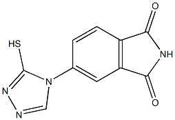 5-(3-sulfanyl-4H-1,2,4-triazol-4-yl)-2,3-dihydro-1H-isoindole-1,3-dione Struktur