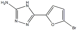 5-(5-bromofuran-2-yl)-4H-1,2,4-triazol-3-amine Struktur