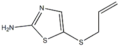 5-(allylthio)-1,3-thiazol-2-amine Struktur