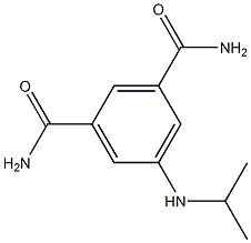 5-(propan-2-ylamino)benzene-1,3-dicarboxamide Struktur