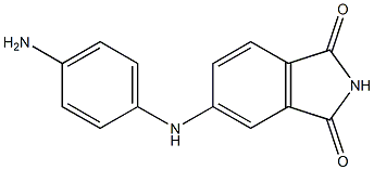 5-[(4-aminophenyl)amino]-2,3-dihydro-1H-isoindole-1,3-dione Struktur